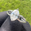 14K White Gold Diamond Marquise Ring Approx 1 CTW