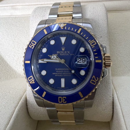 Rolex 116613 Submariner Two-Tone Ceramic 40mm Flat-Blue "Bluesy" *WATCH ONLY*
