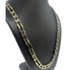 14k Yellow Gold Mens Necklace w/ Black Onyx Links 40.27 Grams