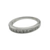 14k White Gold Diamond Wedding Band 2.49 Grams