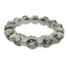 Platinum Diamond Wedding Eternity Band Ring 2.38 CTW