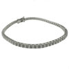 18k White Gold Diamond Tennis Bracelet 4.02 CTW