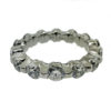 Platinum Diamond Wedding Eternity Band Ring 2.38 CTW