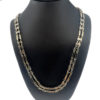 14k Yellow Gold Mens Necklace w/ Black Onyx Links 40.27 Grams