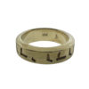 18k Yellow Gold Ring w/ Hebrew Markings 10.89 grams