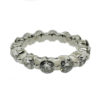 Platinum Diamond Wedding Eternity Band Ring 2.38 CTW