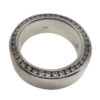 18k White Gold Men's Ring w/ Diamonds on the Sides 42.30 grams