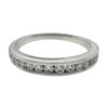 14k White Gold Diamond Wedding Band 2.49 Grams