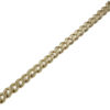14k Yellow Gold Men's Cuban Link Chain Bracelet 53.5g
