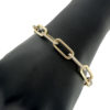 18k Yellow Gold Long Link Diamond Bracelet 2.0 CTW