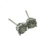 18k White Gold Diamond Stud Earrings 0.35 CTW