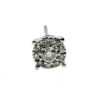 18k White Gold Diamond Stud Earrings 0.35 CTW