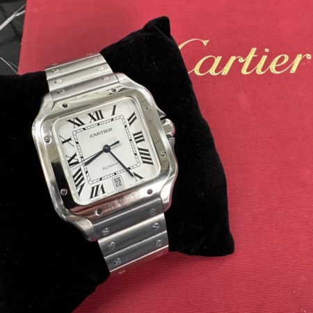 Cartier Santos Large Model WSSA0018 Stainless Steel Men's Watch