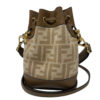 FENDI Mini Mon Tresor Bucket Woman's Handbag w/ Crossbody Strap