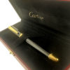 Cartier R De Cartier Ballpoint Pen Black Composite w/ Yellow Gold Finish