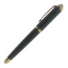 Cartier R De Cartier Ballpoint Pen Black Composite w/ Yellow Gold Finish