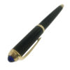 Cartier R De Cartier Ballpoint Pen Black Composite w/ Yellow Gold Finish