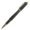 Cartier R De Cartier Ballpoint Pen Black Composite w/ Yellow Gold Finish