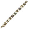 14K Yellow Gold Vintage Greek Charm Ladies Bracelet