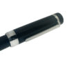 Cartier Fountain Pen Black and Silver Pasha De Cartier 18k WG Nib