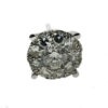 18k White Gold Diamond Pave Stud Earrings 1.01 CTW