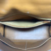 HERMES Kelly 35 Gold Gulliver Leather Retourne Woman's Handbag w/ Dustbag