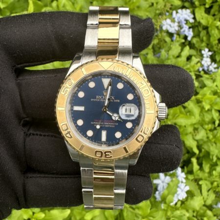 Rolex 16623 Yachtmaster 40mm Blue Dial Two-Tone SS & YG Men's Watch