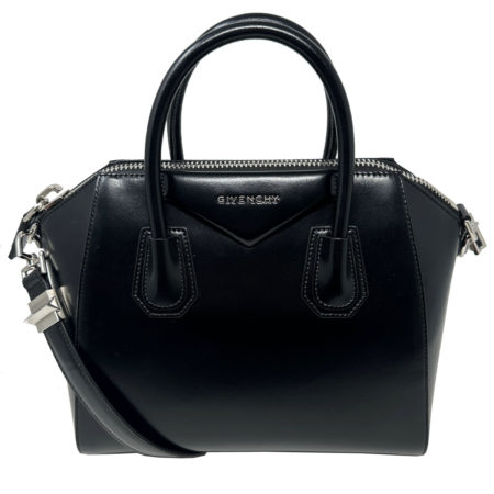 Givenchy Antigona Medium Black Leather Women's Shoulder Bag w/ Strap