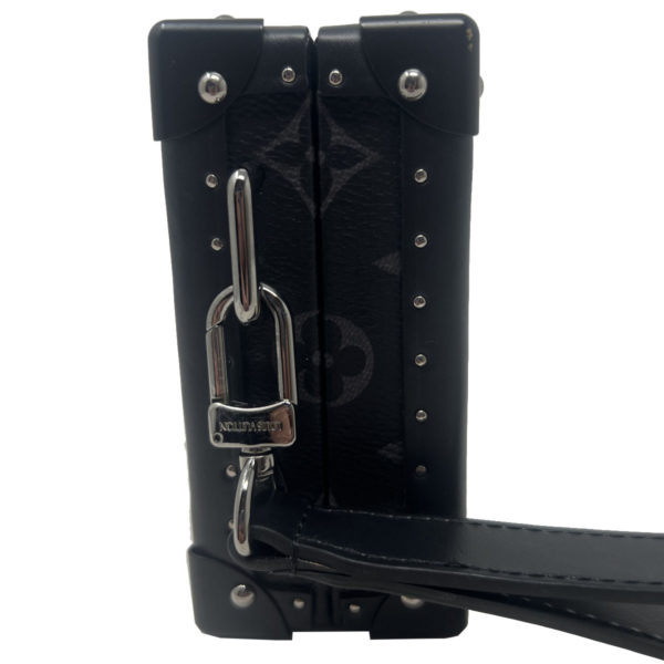 Louis Vuitton Monogram Eclipse Wallet Trunk Clutch Bag Leather Black G in  2023
