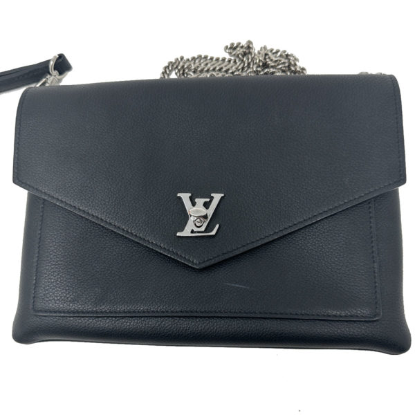 Louis Vuitton Lockme Mylockme Satchel, Black, One Size