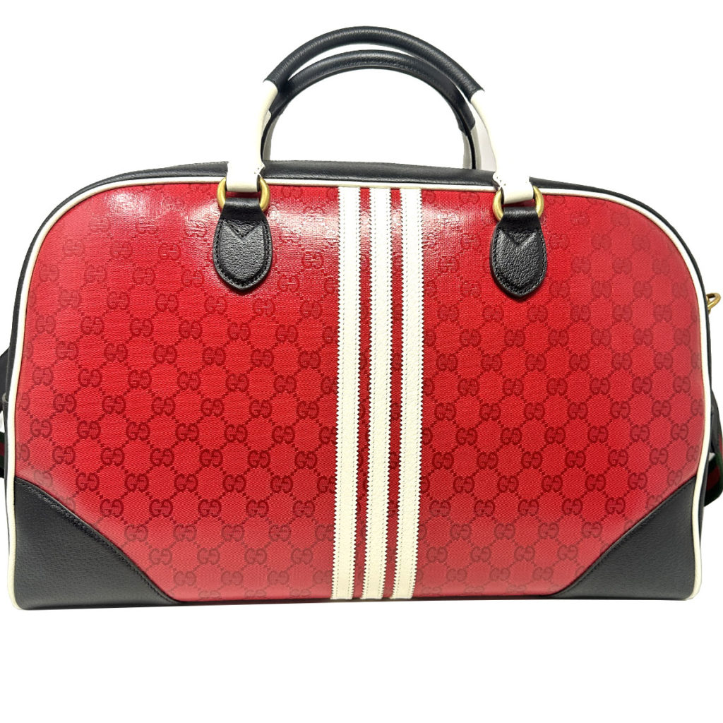 Gucci x adidas Large Duffle Bag Blue/Red