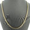 14k Yellow Gold Flat Link Chain Necklace