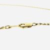 14k Yellow Gold Flat Link Chain Necklace