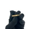 14k Yellow Gold Diamond Cross Pendant Aprox. 1 TCW