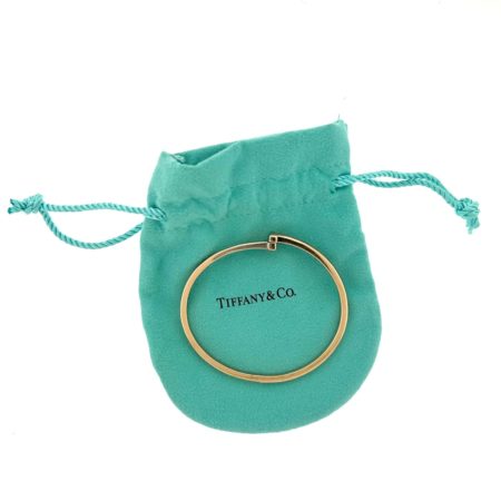 Tiffany T - T1 Hinged Bangle in Rose Gold - Small - Sku: 12797