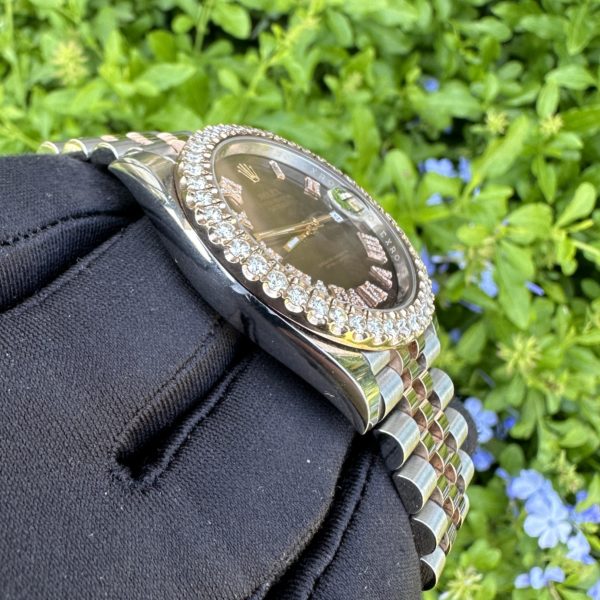 Rolex Datejust Two Tone Diamond Watch