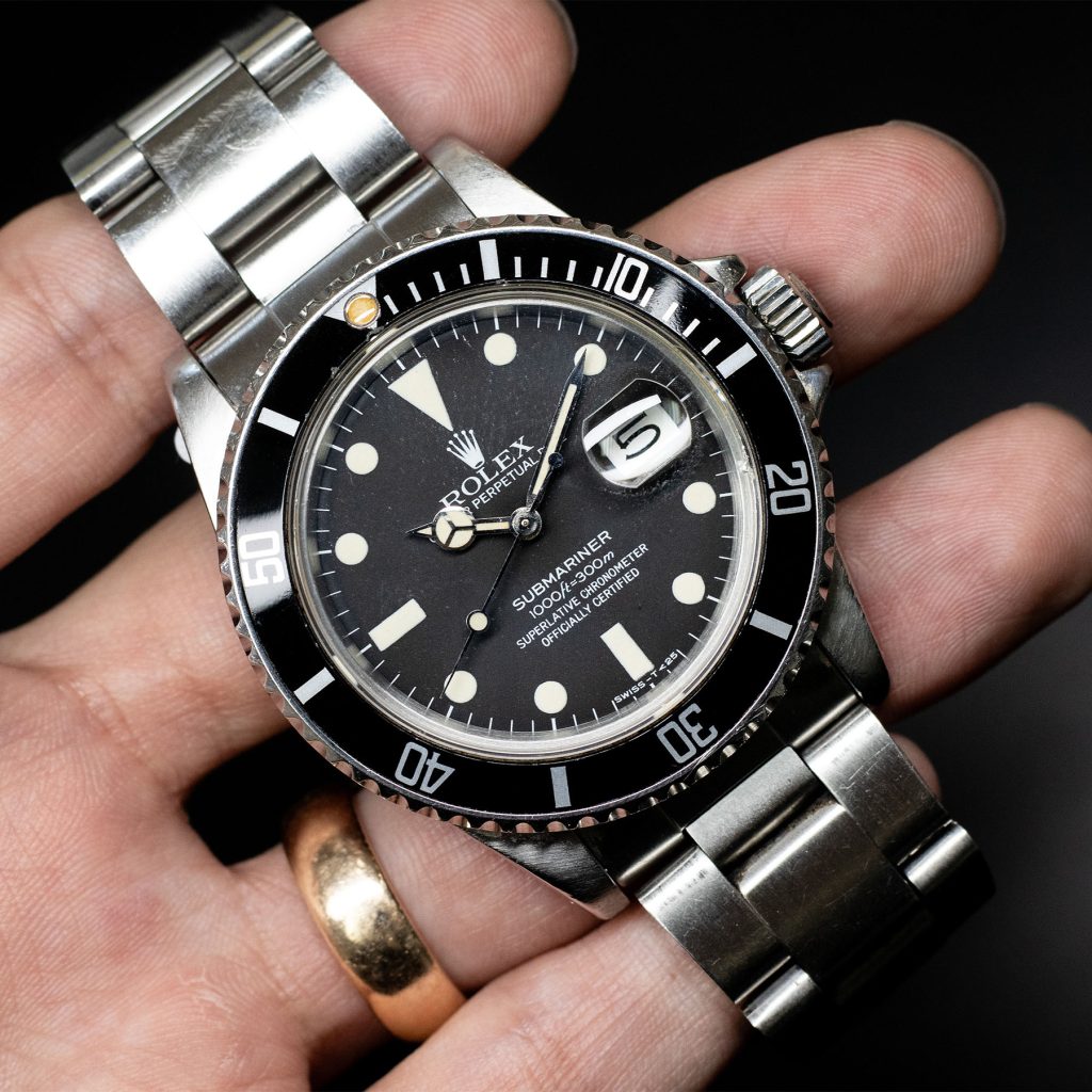 Rolex 16800 Submariner Stainless Steel Vintage Watch