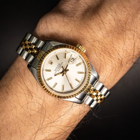 Rolex Datejust Two Tone Silver Dial 26mm Ladies Watch