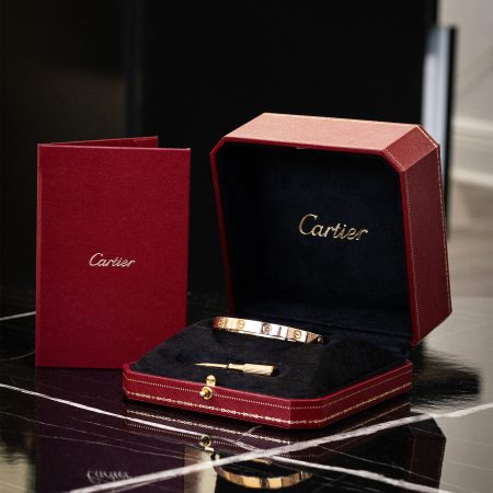 Cartier 18k Rose Gold Love Bangle Size 18 Bracelet