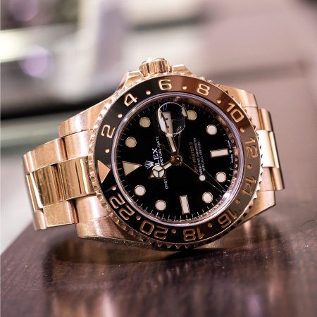 Rolex 126715 GMT-Master II "Rootbeer" Rose Gold Watch With Card