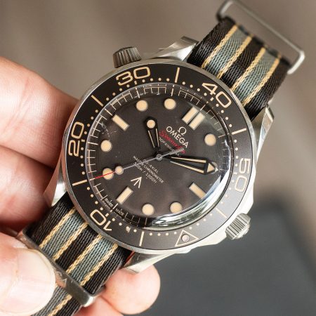 Omega Seamaster James Bond Edition Brown Watch With Box and Papers