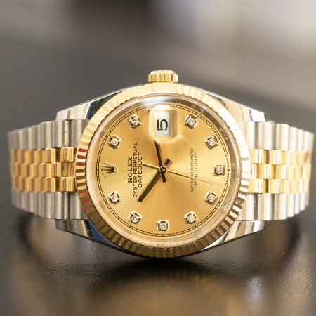 Rolex 126233 Datejust 36mm Champagne Diamond Dial Watch