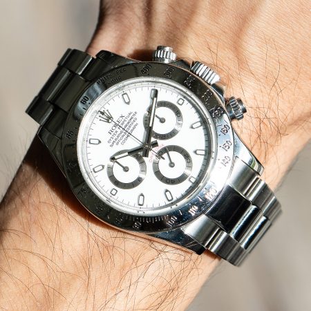 Rolex 116520 Daytona Stainless Steel White Dial Watch